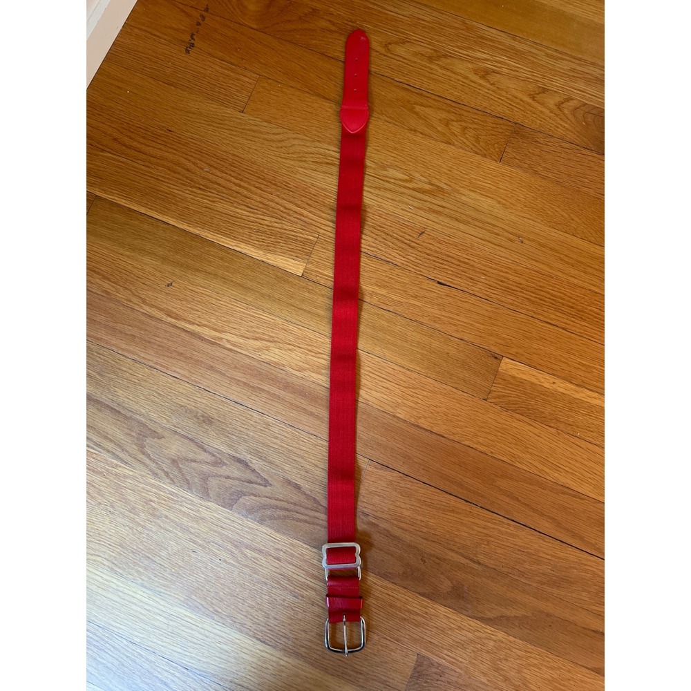 Red Youth Baseball Belt Adjustable Elastic Sports Uniform Belt Kids Size